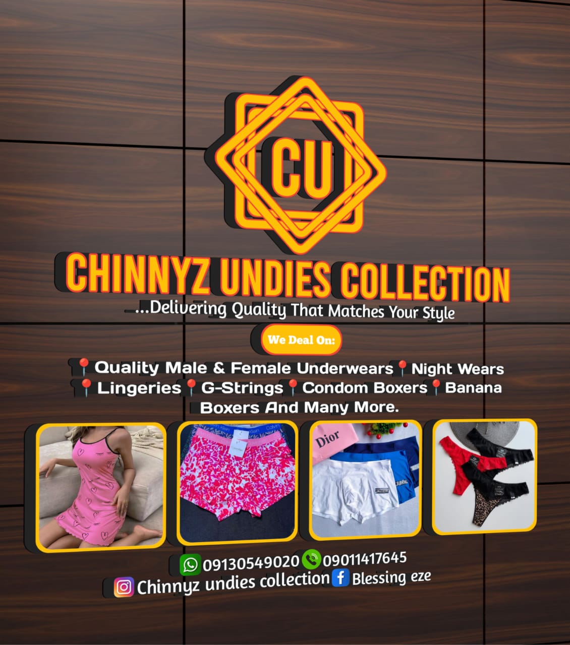 Chinnyz undies collection